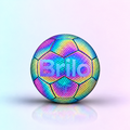 ブリロ ホログラム サッカーボール 5号