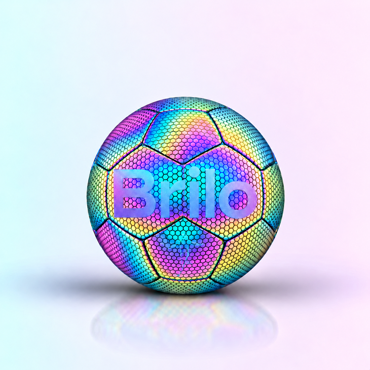 ブリロ ホログラム サッカーボール 5号