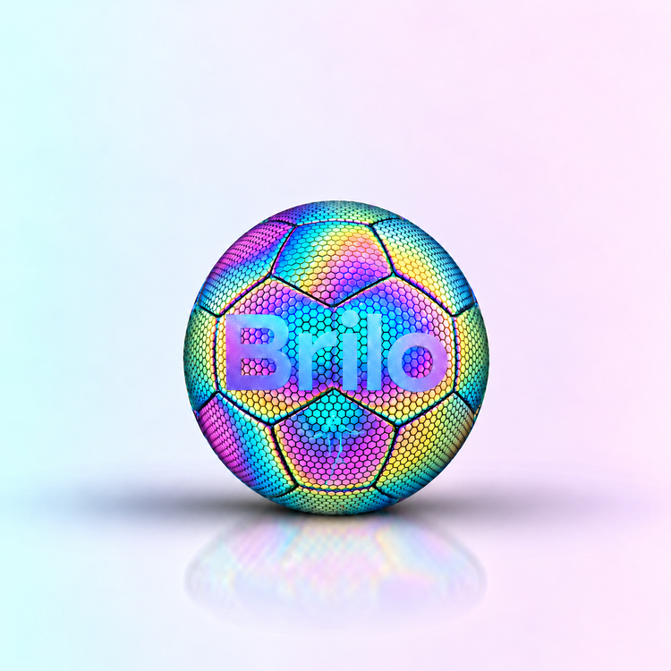 ブリロ ホログラム サッカーボール 4号